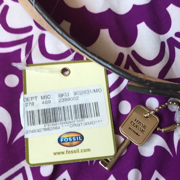 NWT Fossil Shimmering Yellow Purse - Picture 4 of 7